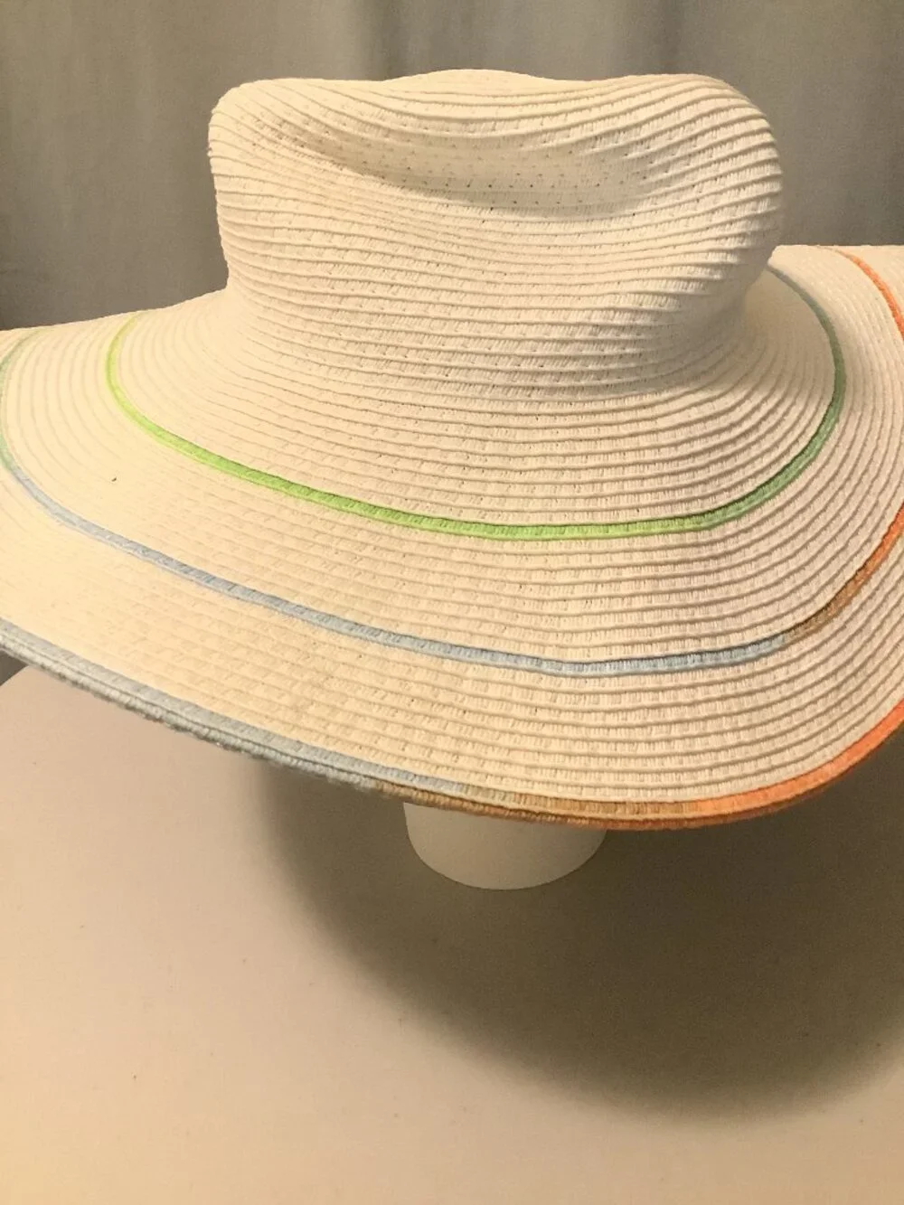 Magid Hats 100% Paper Straw Wide Brim Floppy Sun Hat GUC One Size